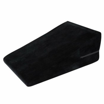 Ergonomisks ķīļveida spilvens XXL, melns