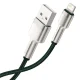 Кабель USB - Lightning Baseus Cafule CALJK-A06 2.4A 1м Зеленый