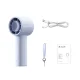 Jisulife Handheld Fan 10 rokas USB ventilators, 4000 mAh, zils