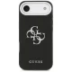 Guess Grained Big 4G Classic Logo vāciņš Apple iPhone 17 Air, melns