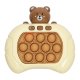Electronic antistress sensory game with bear