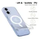 Чехол Tech-Protect для iPhone 17 FlexAir MagSafe, прозрачный с блестками