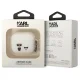 Karl Lagerfeld Silicone Case for AirPods 3 KLACA3SILKCW White
