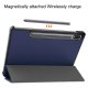 Samsung Galaxy Tab S9 (SM-X710, SM-X716B) Trifold Stand PU Leather Cover Case, Blue | Чехол Книжка для...