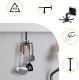 Rotating Kitchen Hanger with 6 Hooks AG880A, Black