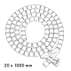 Kabeļu organizators Maclean MCTV-899 B, 20 mm x 1 m, melns
