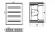 Встраиваемый металлический щит TIBOX 585x750x115мм, 4x24P, IP54