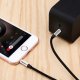 Baseus Yiven 3.5mm AUX Audio Cable, 1m, Black/Silver