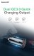 Baseus 30W Divu Portu Auto Lādētājs QC 3.0, Melns | Baseus car charger Dual