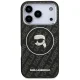 Karl Lagerfeld IML Head Logo MagSafe vāciņš iPhone 17 Pro - Melns | Phone Case Cover Black