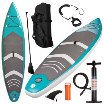Piepūšamais vienvietīgs SUP dēlis komplekts (līdz 150kg) l Inflatable One-Seater SUP Board