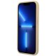 Guess Saffiano Triangle Logo Case for iPhone 14 Pro Max - Beige