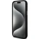 Чехол DKNY для iPhone 15 Plus HC Silicone w Stack Metal Logo, черный
