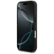 Чехол Mercedes для iPhone 17 Pro Leather The Move MagSafe, черный