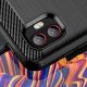 Samsung Galaxy Xcover 6 Pro (SM-G736) / Xcover Pro 2 Carbon Fiber TPU Protective Case Cover, Black