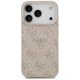 Чехол Guess 4G Ring Classic Logo MagSafe для iPhone 17 Pro – розовый