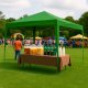 Multigarden PAW-3X3-A-GR automātiski izvelkams dārza paviljons 3x3 m, zaļš