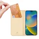 Dux Ducis iPhone 14 Pro Max atverams vāciņš maciņš grāmatiņa Skin Pro, zelta