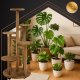Ruhhy Wooden Plant Stand on Wheels, 6 Tiers, 86 cm