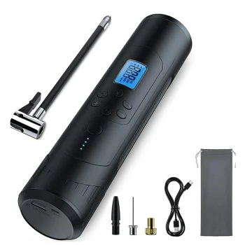 Портативный воздушный компрессор с аккумулятором 4500mAh