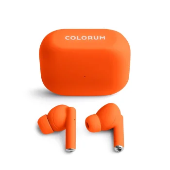 Беспроводные TWS наушники Colorum CTWS-10, оранжевые