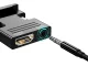 Адаптер-переходник HDMI на VGA (D-Sub) с аудио, черный