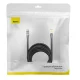 Baseus Speed Seven ātrgaitas tīkla kabelis RJ45 10Gbps 30m melns (WKJS011001) | High Network Cable Black