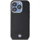 BMW iPhone 14 Pro Case Signature Wrapped Metal MagSafe, Black