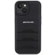 Mercedes iPhone 15 Plus / 14 Plus vāciņš AMG Leather Debossed Lines, melns