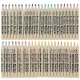 Waterproof Acrylic Markers for Fabric and Stones, 48 pcs