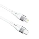 Кабель Wozinsky WSTCL1 Lightning / USB-C, 27W, 1м, белый