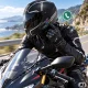 Moto ķiveres interkoms U10 2X ar Bluetooth un RGB, melns