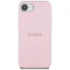 Guess Grained Ring MagSafe vāciņš Apple iPhone 16e, Rozā