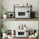 Over the Microwave Rack Kitchen Counter Shelf Organizer