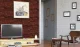 Dekoratīvais sienas panelis DARK RED WALL, 500x1000 mm