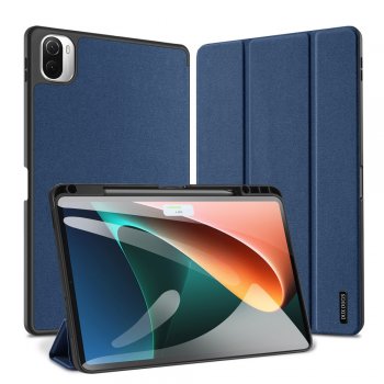 Xiaomi Mi Pad 5 Pro / Mi Pad 5 DUX DUCIS Domo Tablet Cover Case Stand, Blue | Planšetes Vāciņš Maciņš Apvalks...