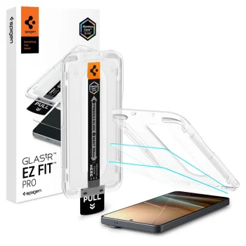 Spigen Glas.tR EZ Fit Pro aizsargstikls priekš Samsung Galaxy S26 Ultra, 2 gab.