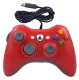 Vadu spēļu kontrolieris Xbox 360 un PC ar dubulto vibrāciju, sarkans