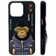 Nimmy Cool&Cute 2.0 Monkey Case for iPhone 15 Pro Max, Black