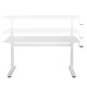Ergo Office ER-401 W rakstāmgalds ar maināmu augstumu, 140x60cm, balts
