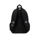 Black Vintage Youth School Backpack 18 Inches with 3 Compartments ST.RIGHT