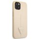 Чехол Guess Saffiano Triangle Logo для iPhone 13 mini, бежевый