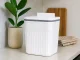 Hanging Trash Can with Lid, 11L, White