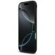 Чехол Mercedes Leather Laurel Leaves Stripes MagSafe для iPhone 17 Air, Черный
