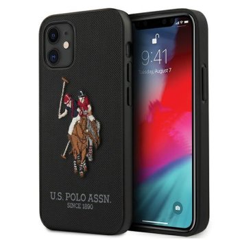 Apple iPhone 12 mini 5.4" US Polo Embroidery Collection Case Cover (USHCP12SPUGFLBK), Black | Telefona Maciņš Vāks...