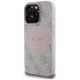 Чехол Guess 4G Circle Classic Logo MagSafe для iPhone 16 Pro Max - розовый