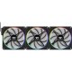 Thermaltake TS140 EX RGB Datora ventilators, 3 gab., Melns