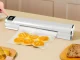 Vacuum Food Sealer + 10 Bags Set, 300W, White