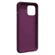 Чехол Etteri Silicone Mag для iPhone 15 Pro 6.1\" с MagSafe, темно-вишневый