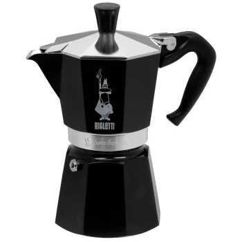 Bialetti Moka Express 0004953 Moka Pot, 6 cups, Black